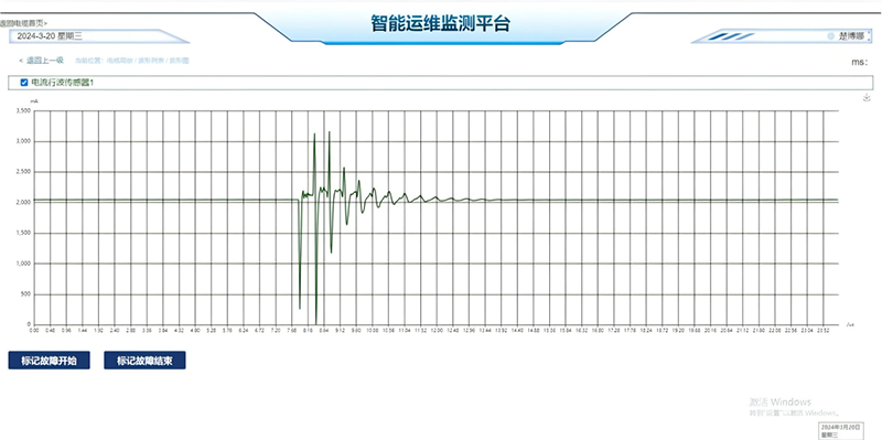 电缆定位界面