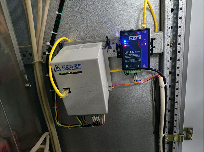 电机系统预警诊断装置WRS-ESA01在某石化行业安装效果图